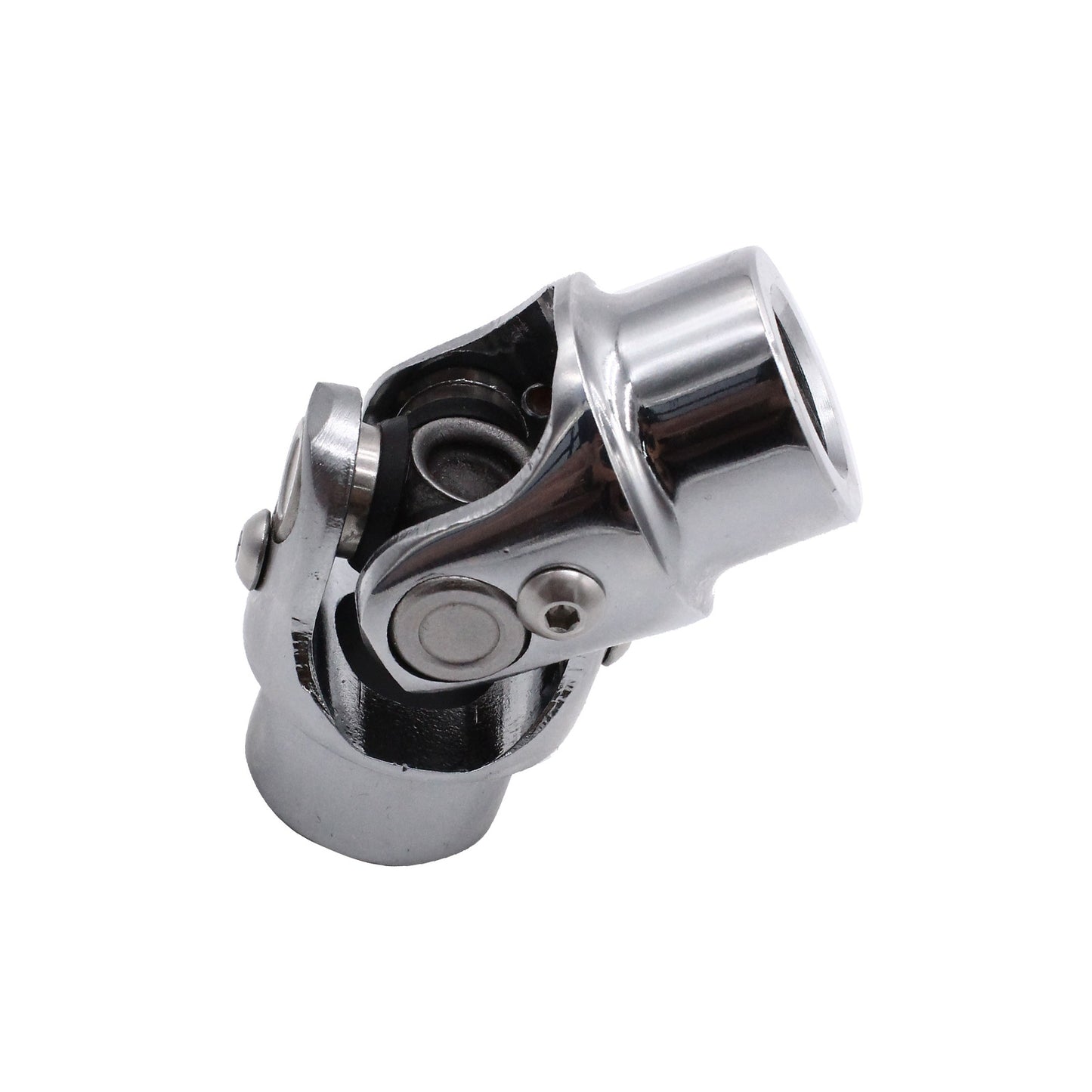 Universal Single Steering Shaft U-Joint Stainless Steel 3x3 or 4x4 inch Round