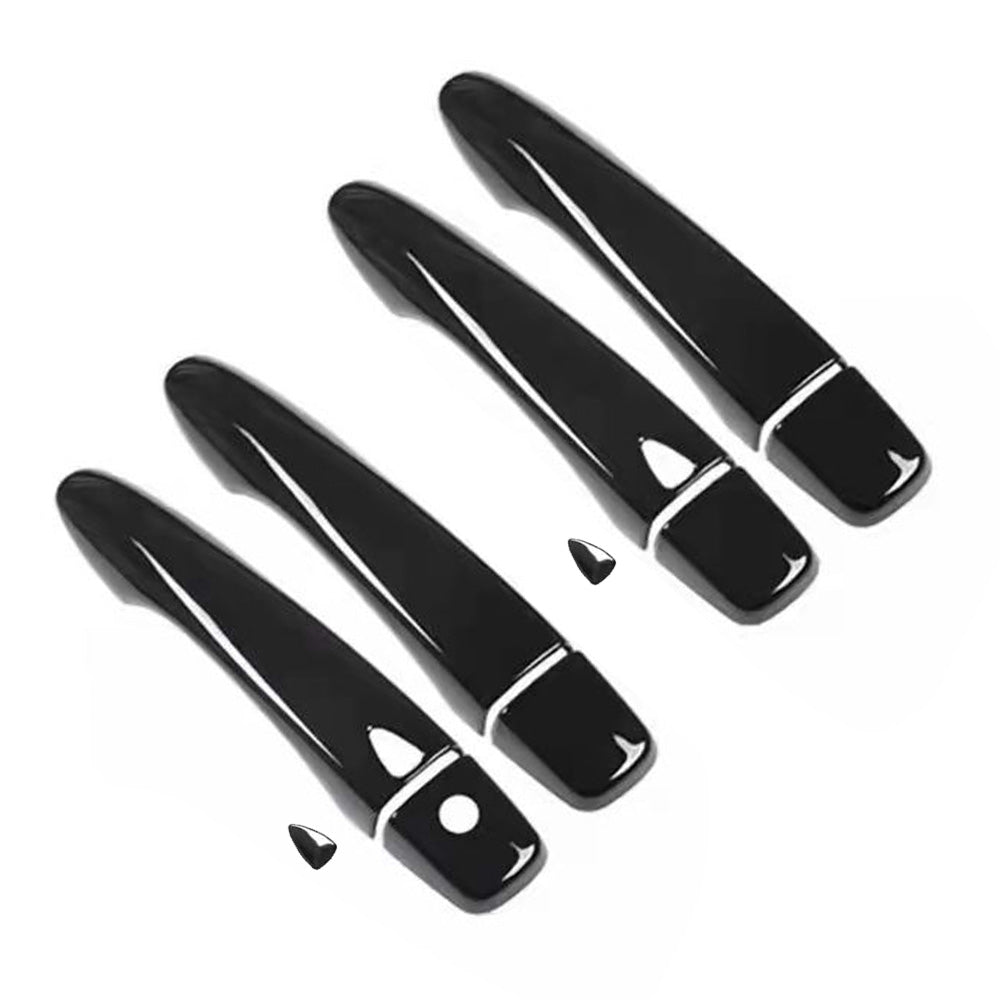 4x Black Door Handle Covers Suitable For Nissan Navara NP300 D23 2015-Onwards
