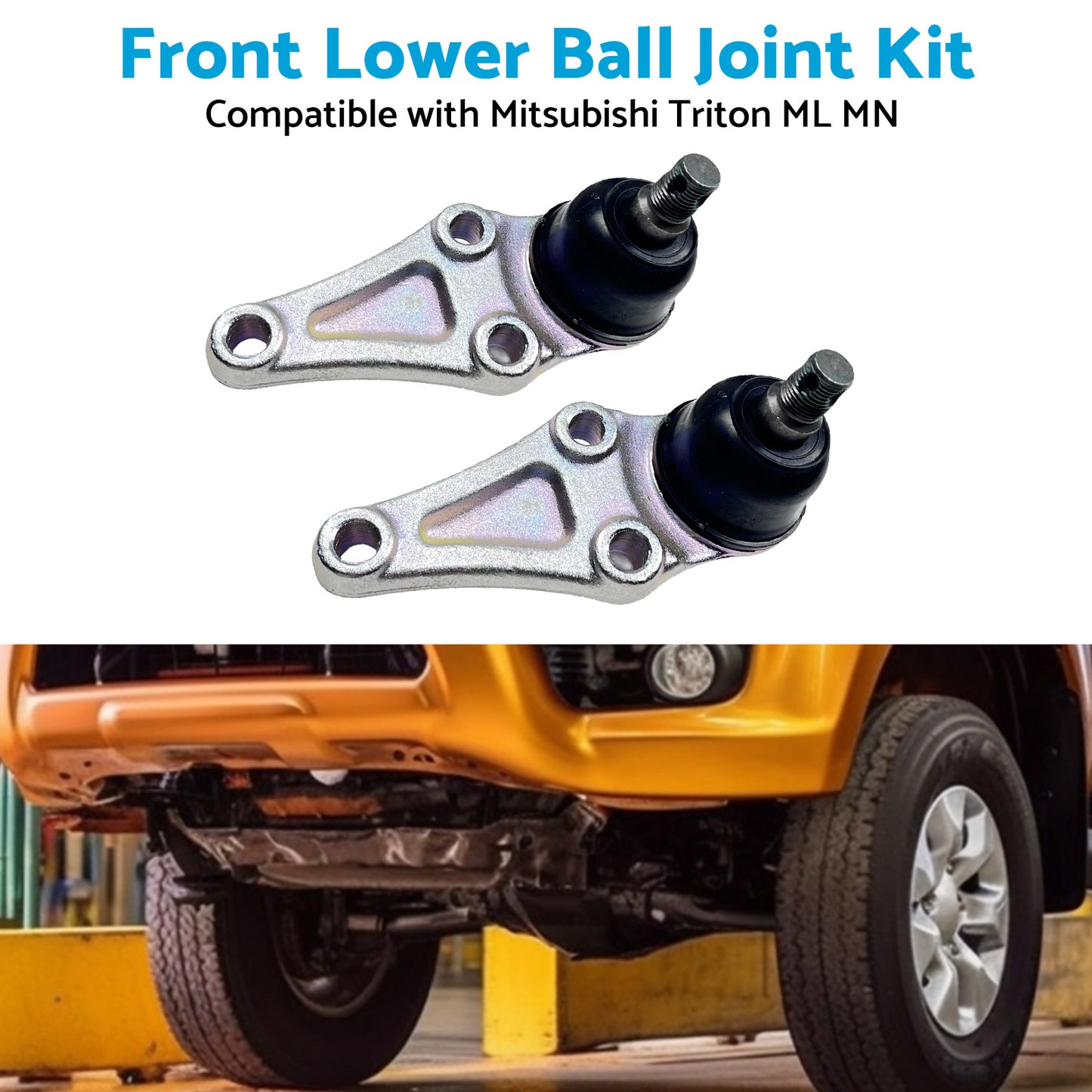 {{ 2PCS Front Lower Ball Joint Kit Suitable for Mitsubishi Pajero III Wagon L200 }} - Buy Car Parts Online at {{ Kaka Auto Parts }}.