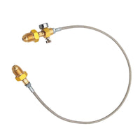 Refill Station Transfer Adaptor Hose Suitable For BS 341 No.3 Argon Cylinder