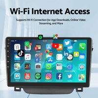 In-Dash Units 9" Touch Screen Stereo CarPlay Suitable For Toyota Corolla 2009-13