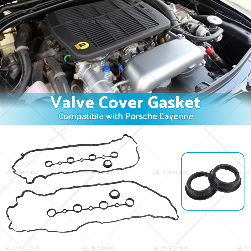 {{ Left Right Valve Cover Gasket Spark Plug Seals Cam Gasket Suitable for Cayenne }} - Buy Car Parts Online at {{ Kaka Auto Parts }}.