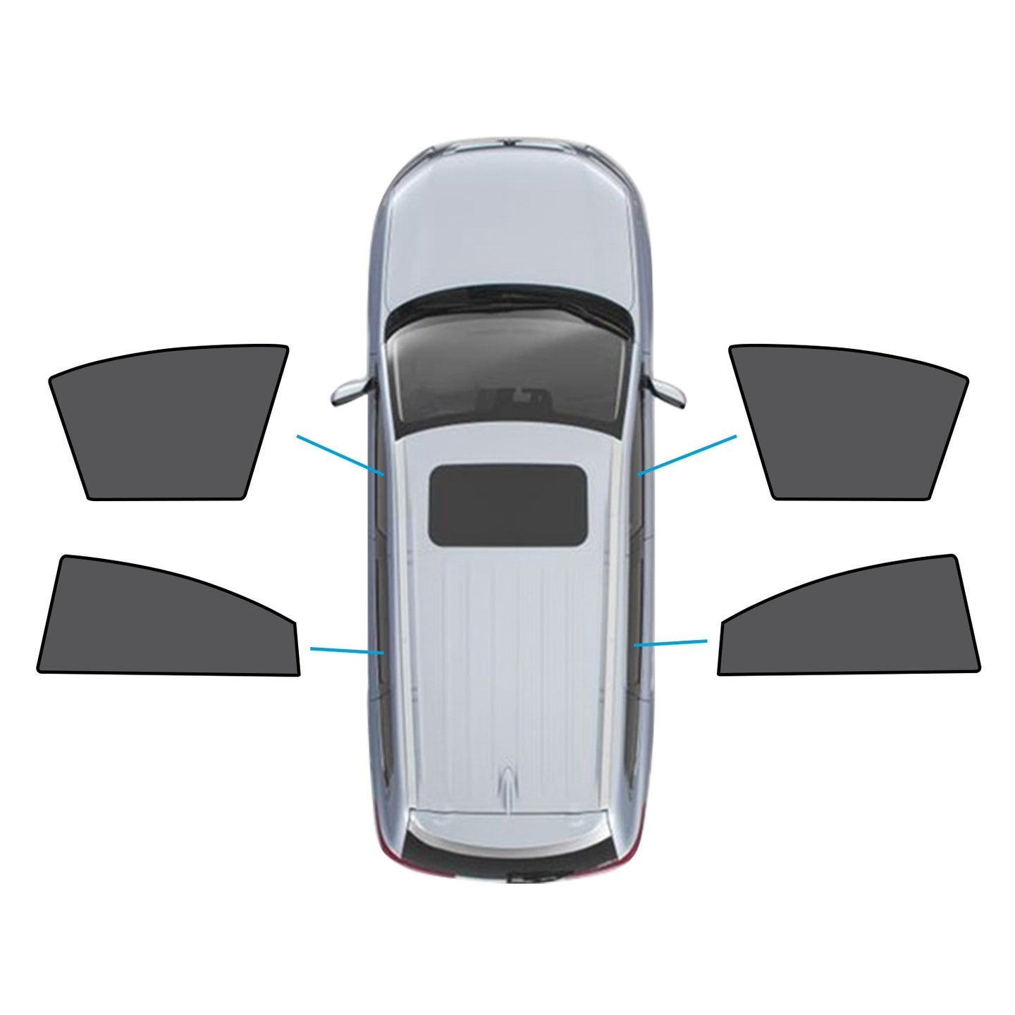 {{ Front+Rear Car Window Shades Suitable for Mazda 6 Liftback 2nd Gen GH 2007-2012 }} - Buy Car Parts Online at {{ Kaka Auto Parts }}.