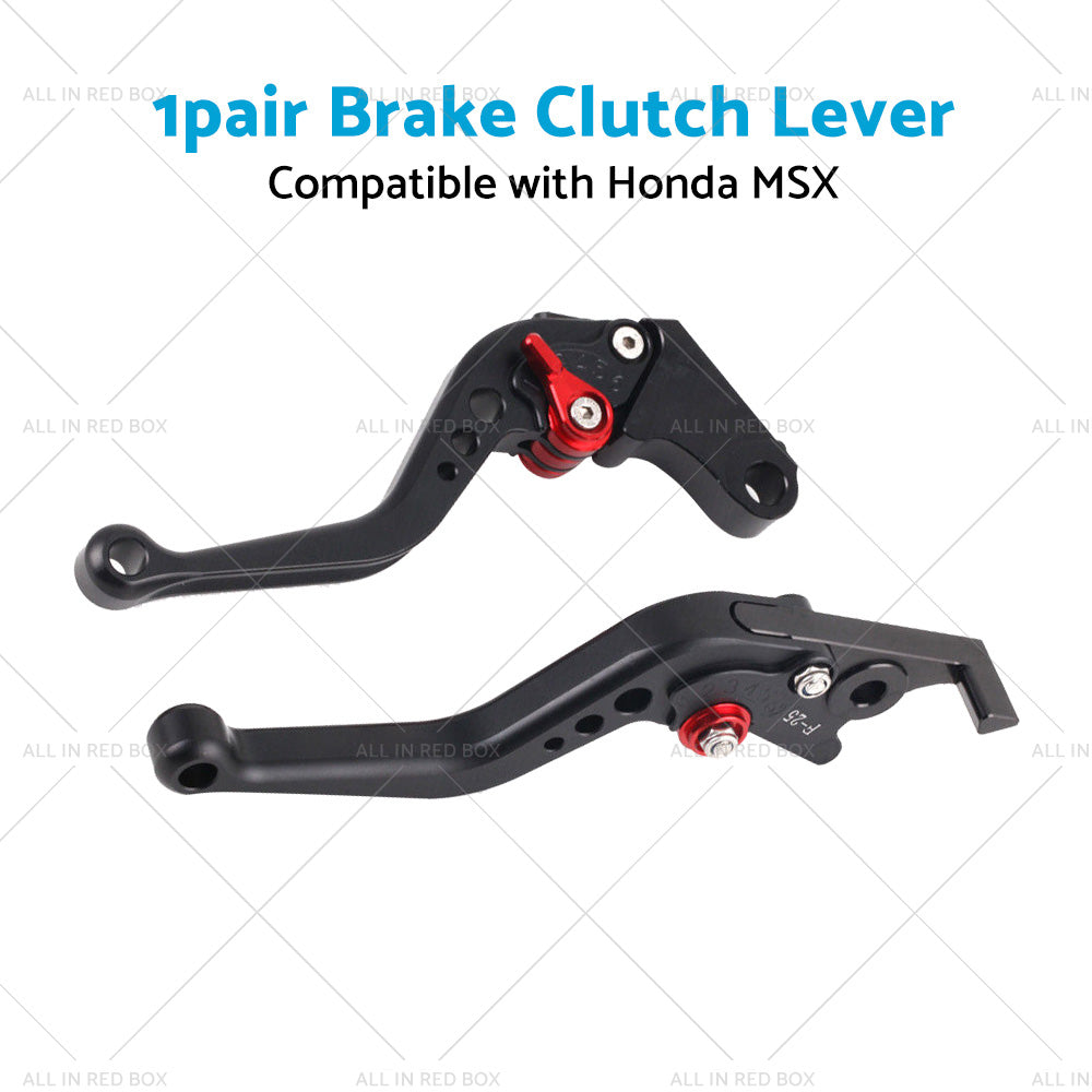 {{ Short Brake Clutch Levers Suitable For Honda MSX 125 Grom MSX 125 SF 2013-2023 }} - Buy Car Parts Online at {{ Kaka Auto Parts }}.