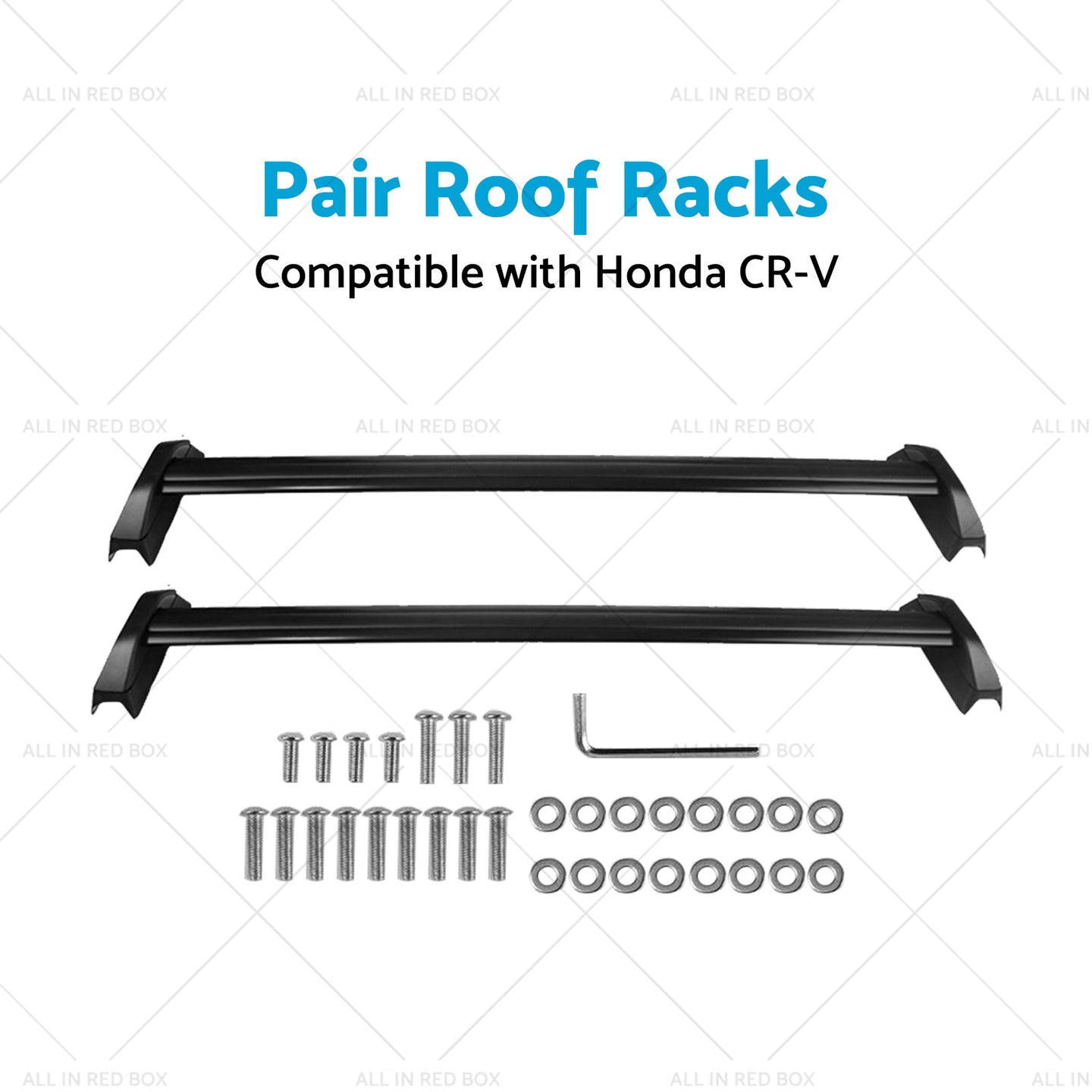 {{ Pair Suitable For Honda CRV 2002-2006 Cross Bar Roof Rack Black }} - Buy Car Parts Online at {{ Kaka Auto Parts }}.