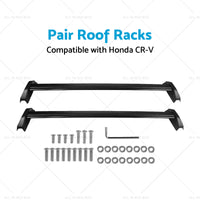 {{ Pair Suitable For Honda CRV 2002-2006 Cross Bar Roof Rack Black }} - Buy Car Parts Online at {{ Kaka Auto Parts }}.