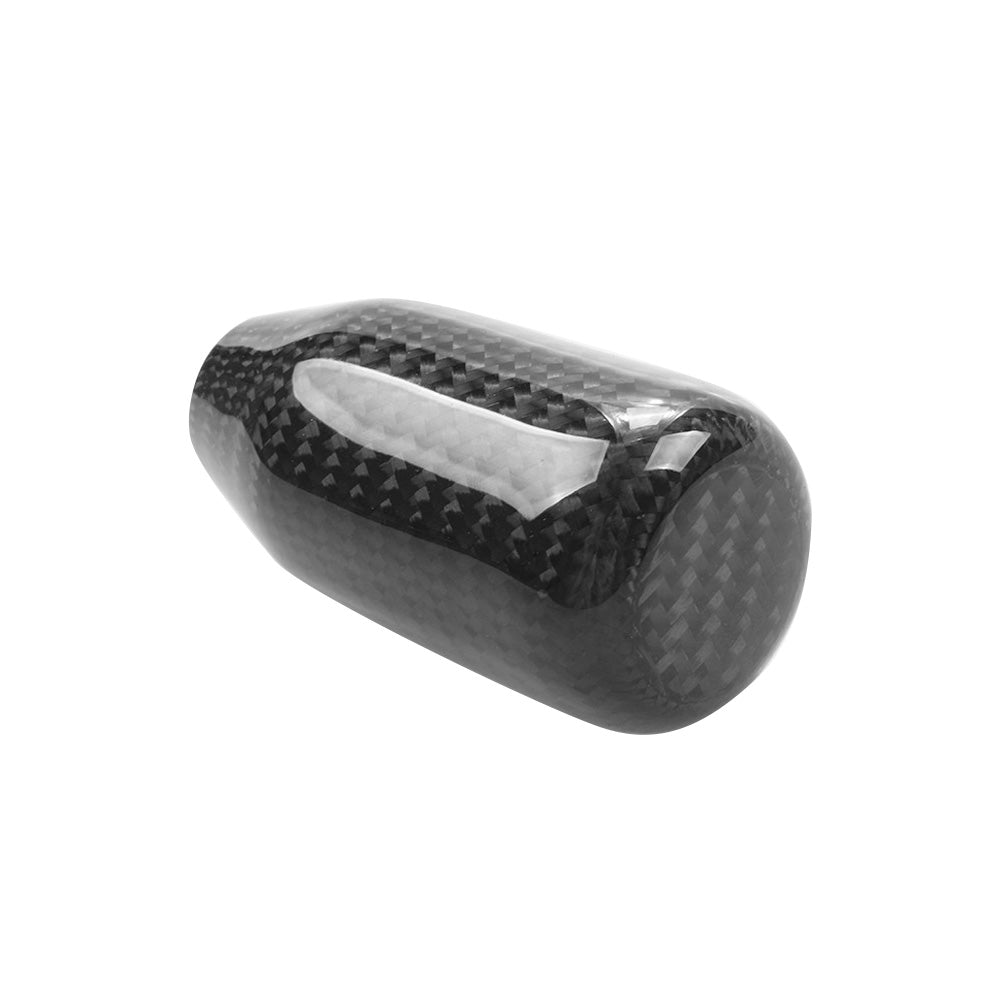 100% Real Carbon Fiber Universal Car Gear Shift Knob with Adapter Black