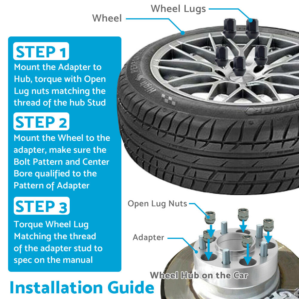 {{ 2x Wheel Spacer 30mm 6 Stud Suitable For Toyota Landcruiser Pajero Hilux Prado }} - Buy Car Parts Online at {{ Kaka Auto Parts }}.