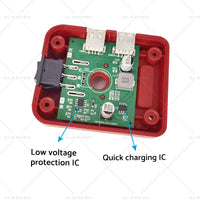 {{ 3in Wireless LED Work Light Tool Torch Suitable for Milwaukee 18V Li-ion Battery }} - Buy Car Parts Online at {{ Kaka Auto Parts }}.