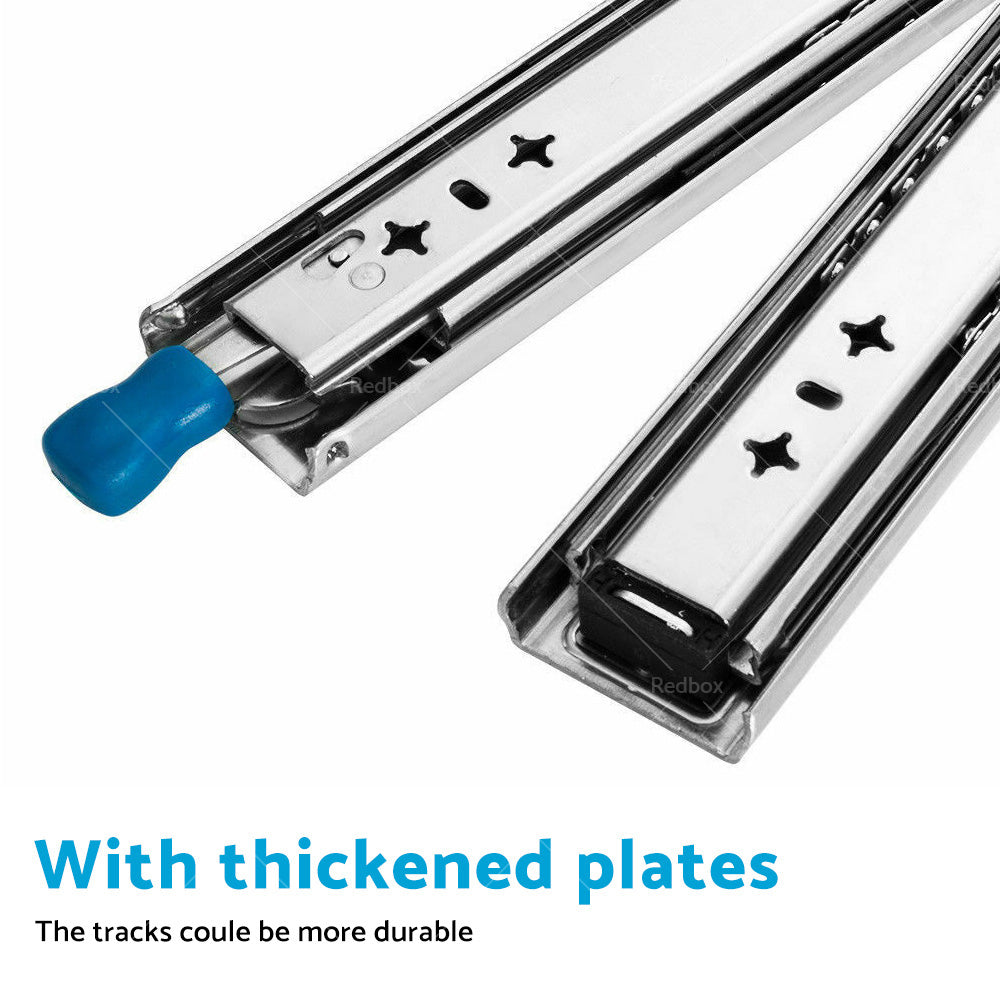 {{ PAIR 90KG Loading Capacity Locking Drawer Slide Runner Trailer 800mm or 1600mm }} - Buy Car Parts Online at {{ Kaka Auto Parts }}.