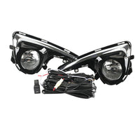 2x Front Grill Bumper Halogen Fog Lights Suitable For Toyota Yaris 2018-2019