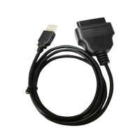 16-Pin OBD2 To USB Adapter Cable Connector Suitable For Vehicle Diagnostic Tool