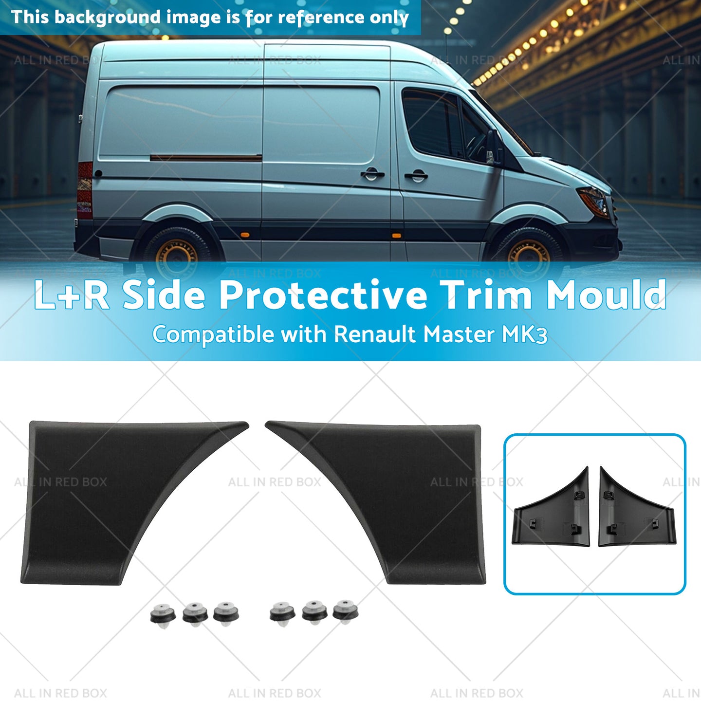 {{ Front Of Rear 2x Side Protective Trim Mould Wheel Suitablefor Renault Master MK3 }} - Buy Car Parts Online at {{ Kaka Auto Parts }}.