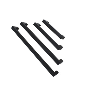 compare product Square Kitchen Cabinet Handles Pulls Stainless Steel Door Knobs Drawer Handles