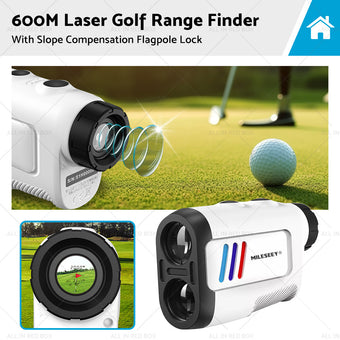 compare product 600M Laser Golf Range Finder with Slope Compensation Flagpole Lock