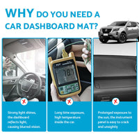 Dash Mat Suitable For Toyota Previa 50 XR50 Estima Tarago 2006–2019 Dashboard