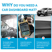 Car Dashboard Cover Dash Mat Suitable For Toyota Prado J120 2002-2009