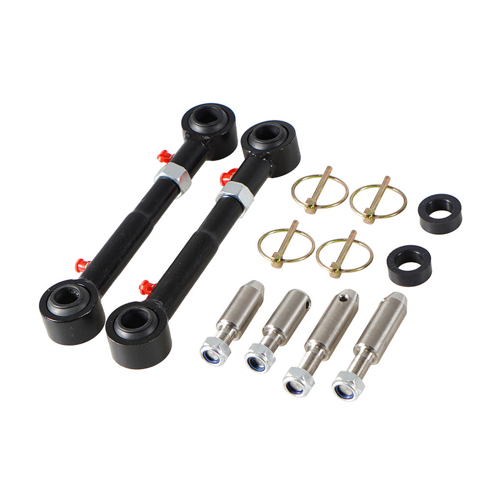 Front Sway Bar Links Disconnect Suitable For Jeep Wrangler JK / JL 2.5-6 Inch Lift