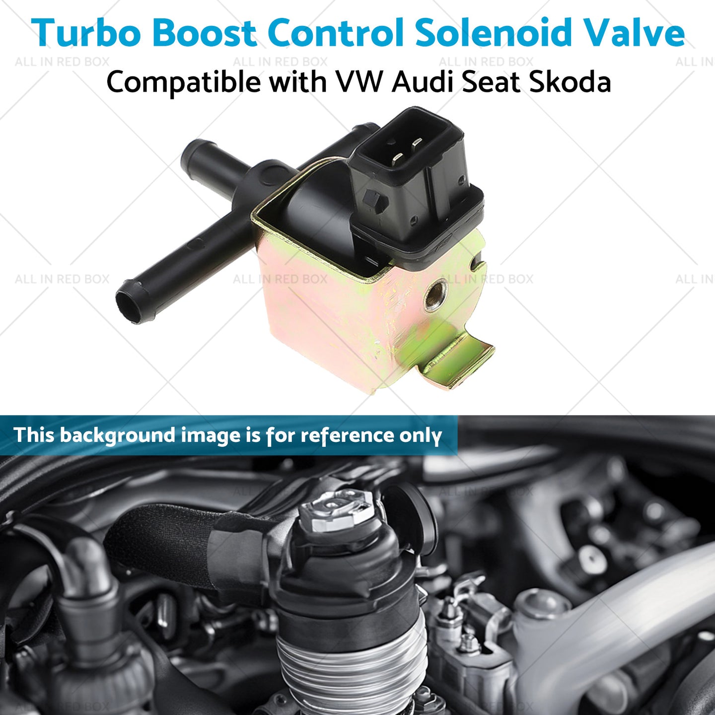 {{ Turbo Boost Control Solenoid Valve Suitable for VW Audi Seat Skoda 058906283C }} - Buy Car Parts Online at {{ Kaka Auto Parts }}.