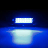 2x Blue 27LED Underwater Marine Transom Boat Light 316 Stainless Steel Pontoon