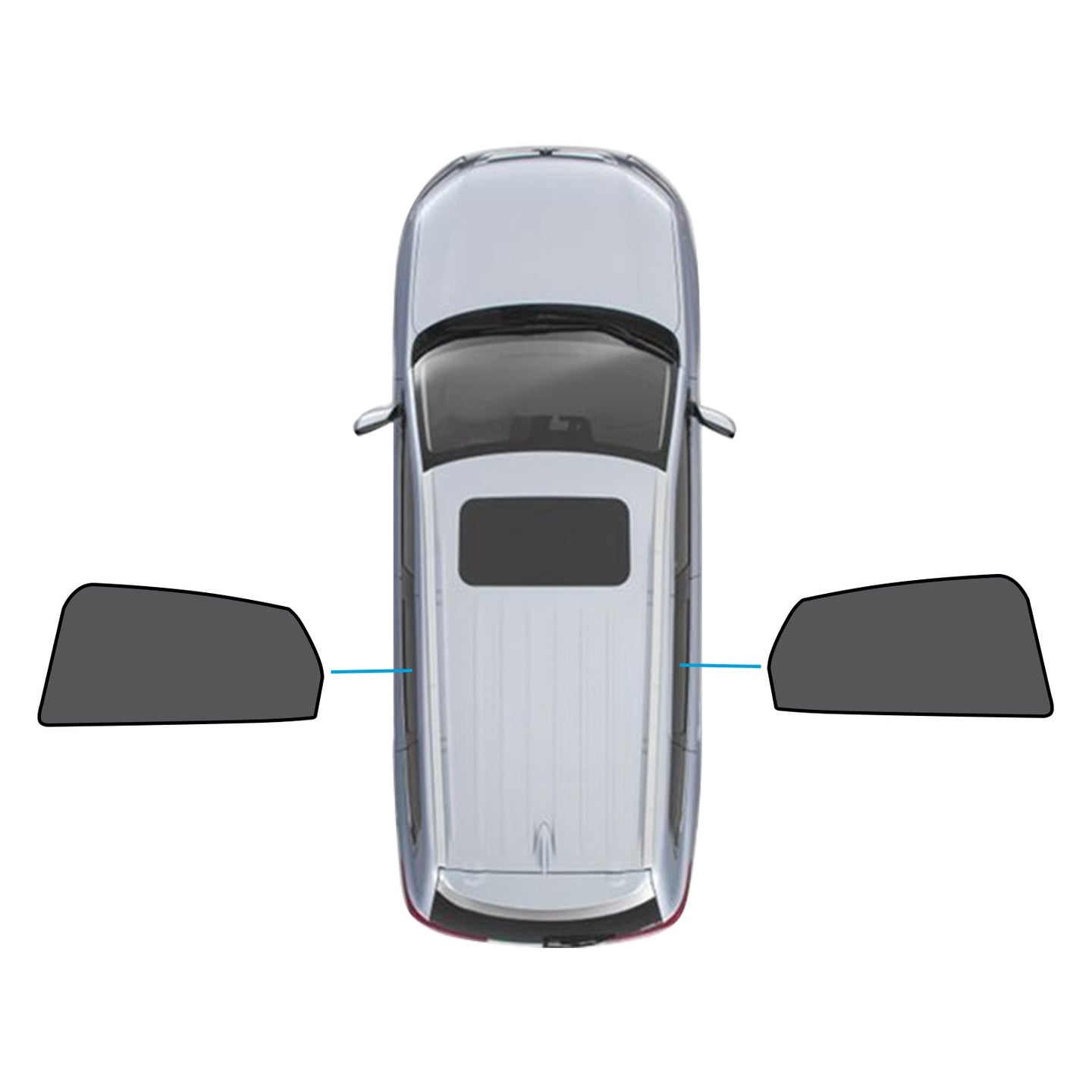 {{ 2x Rear Magnetic Car Window Sun Shades Suitable for Mazda CX-3 CX3 2015-Current }} - Buy Car Parts Online at {{ Kaka Auto Parts }}.