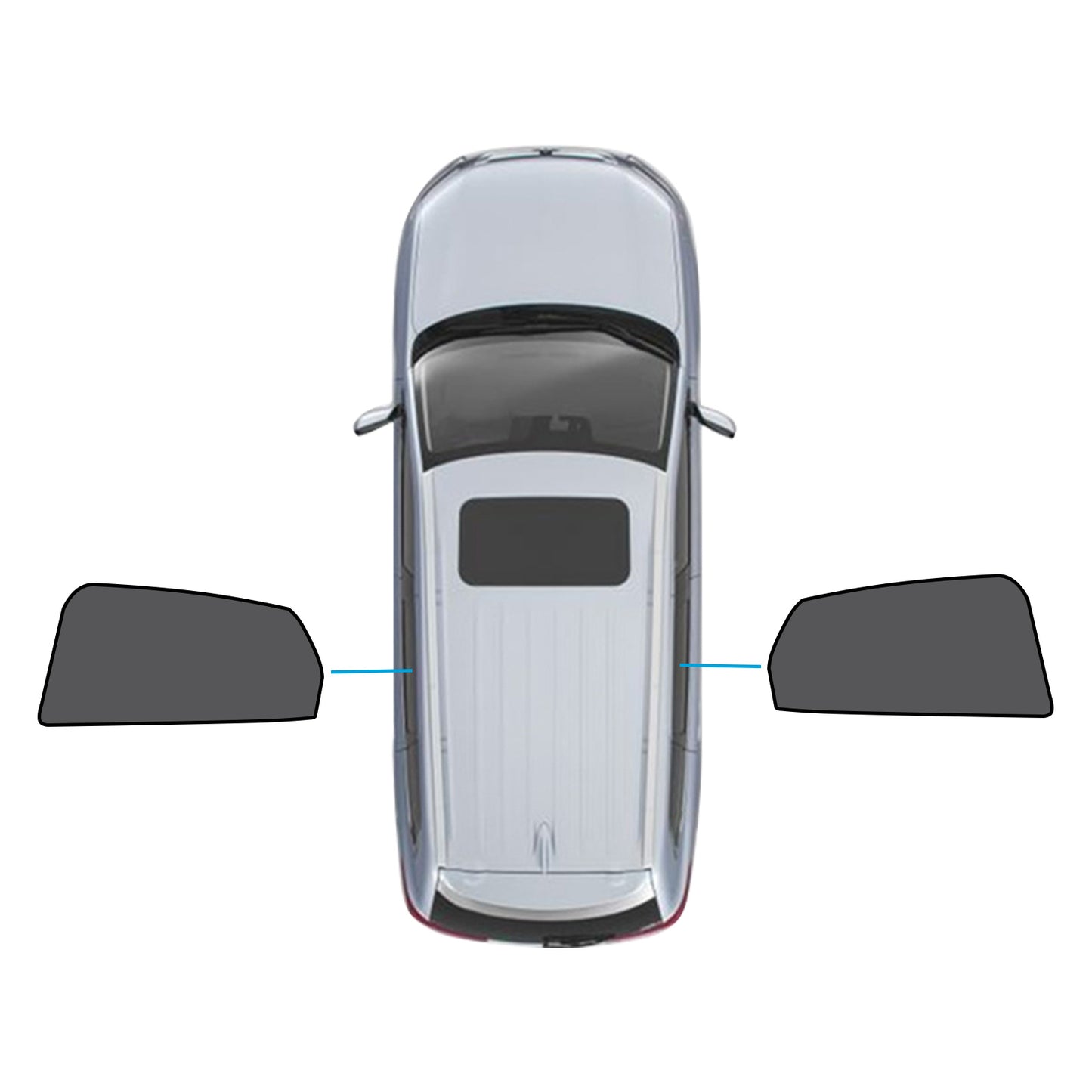 {{ Magnetic Car Window Sun Shades Suitable for Mazda CX-3 CX3 2015-Current }} - Buy Car Parts Online at {{ Kaka Auto Parts }}.