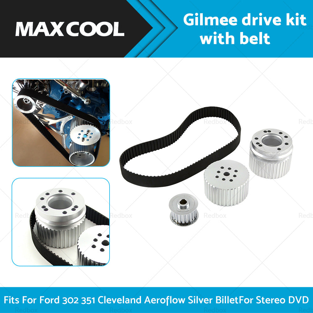 {{ Small Block 302 351C Cleveland Gilmer  and  Belt Drive Pully Kit Suitable for Ford }} - Buy Car Parts Online at {{ Kaka Auto Parts }}.