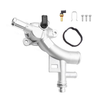 compare product Water Outlet Thermostat Housing Aluminum Suitable for Chevy Cruze 1. 4L 11-18