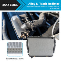 {{ RADIATOR FIT HOLDEN RODEO TF G1 G3 G6 G7 2. 6 PETROL 1987-1997 AUTO MANUAL }} - Buy Car Parts Online at {{ Kaka Auto Parts }}.