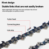 14''3/8LP .043 52DL Chainsaw Bar & Chain Suitable For Makita UC3520A EGO 56V