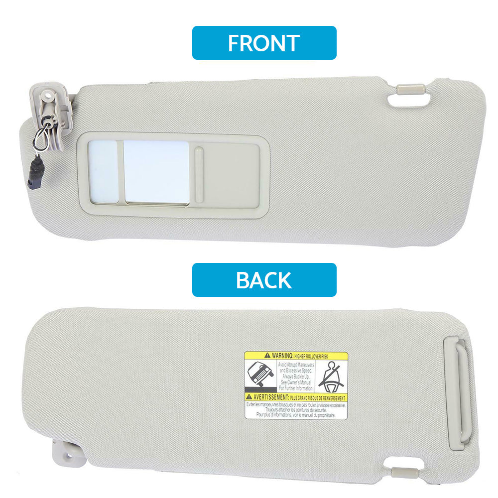 {{ Left Sun Visor w or  Mirror Passenger Side TDY1-69-320 For Mazda CX-9 2010-2015 }} - Buy Car Parts Online at {{ Kaka Auto Parts }}.