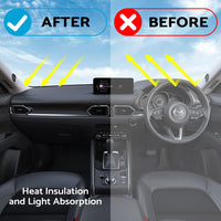 Non-Slip Dashmat Suitable for Ford Fiesta MK7 2009-2017 Dash Mat Dashboard Cover