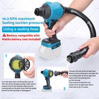 {{ For Makita 18V Battery Cordless Air Duster Dust Blower Inflator Vacuum Cleaner }} - Buy Car Parts Online at {{ Kaka Auto Parts }}.
