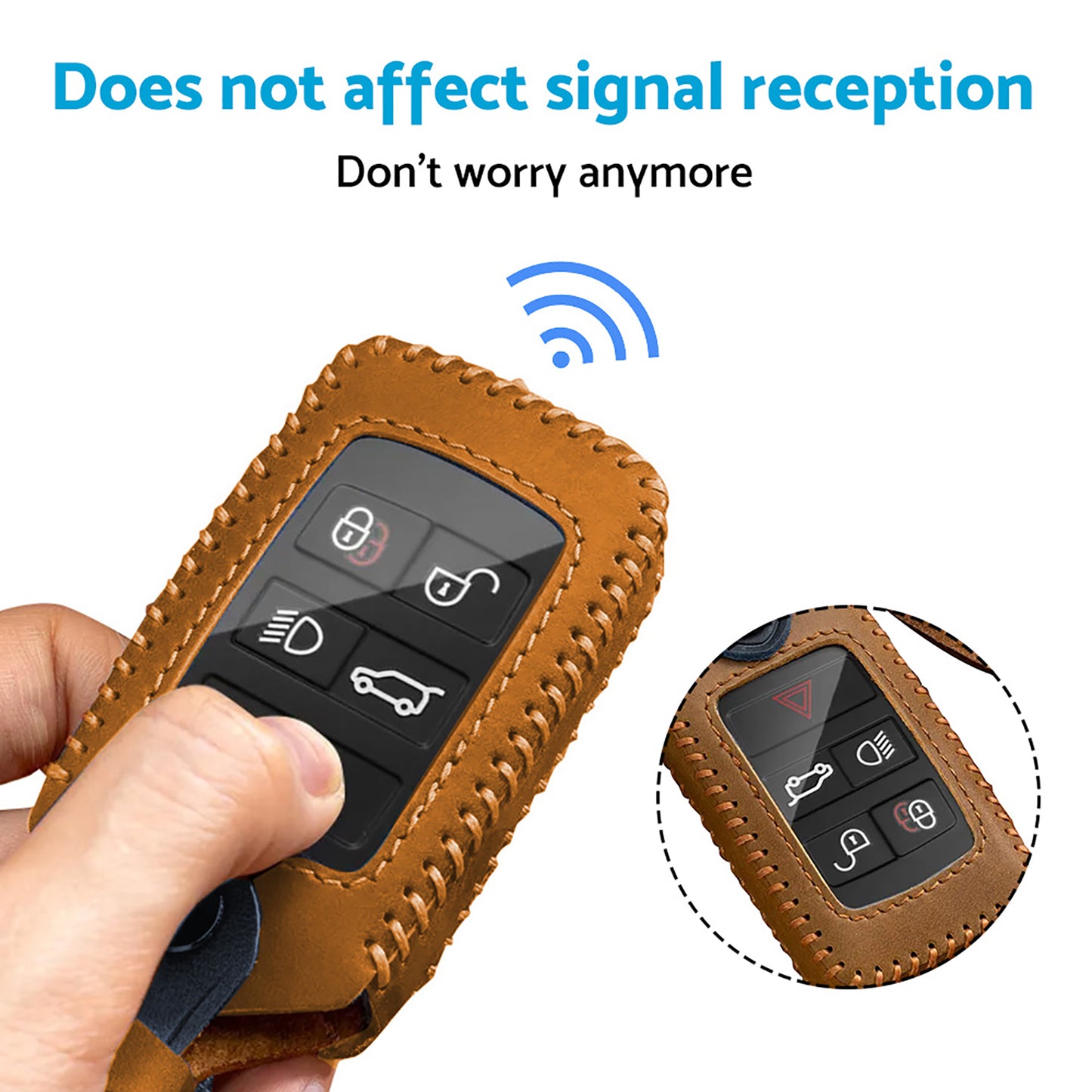 Remote Key Fob Case Suitable For Land Rover Discovery / Evoque / Range Rover / Jaguar