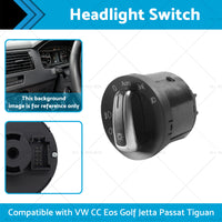 {{ Headlight Switch Suitable for VW CC Eos Golf Jetta Passat Tiguan 5ND941431B }} - Buy Car Parts Online at {{ Kaka Auto Parts }}.