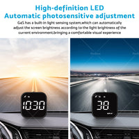{{ HUD Head Up Display Car LED Digital GPS Speedometer Universal Overspeed Alarm }} - Buy Car Parts Online at {{ Kaka Auto Parts }}.