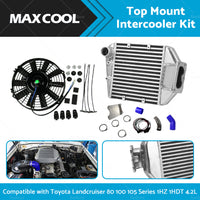 {{ Intercooler Kit  and  Fan Suitable For Toyota Landcruiser 80 100 105 Series 1HZ 4. 2L }} - Buy Car Parts Online at {{ Kaka Auto Parts }}.