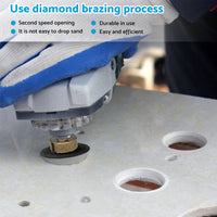 60° 50mm Diamond Chamfer Finger Bit Suitable For Ceramic Tile Milling & Edge Cutting