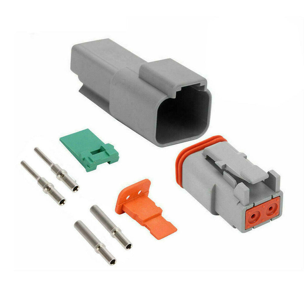 117x Deutsch Kit DT 2 Way Series Connector Plug Waterproof Suitable For Auto Marine DT2 Pin