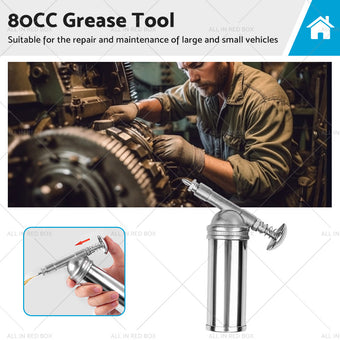 compare product Metal Grease Gun For Chainsaw Chain Bar Sprocket Nose  and  Brushcutter Head Bearing