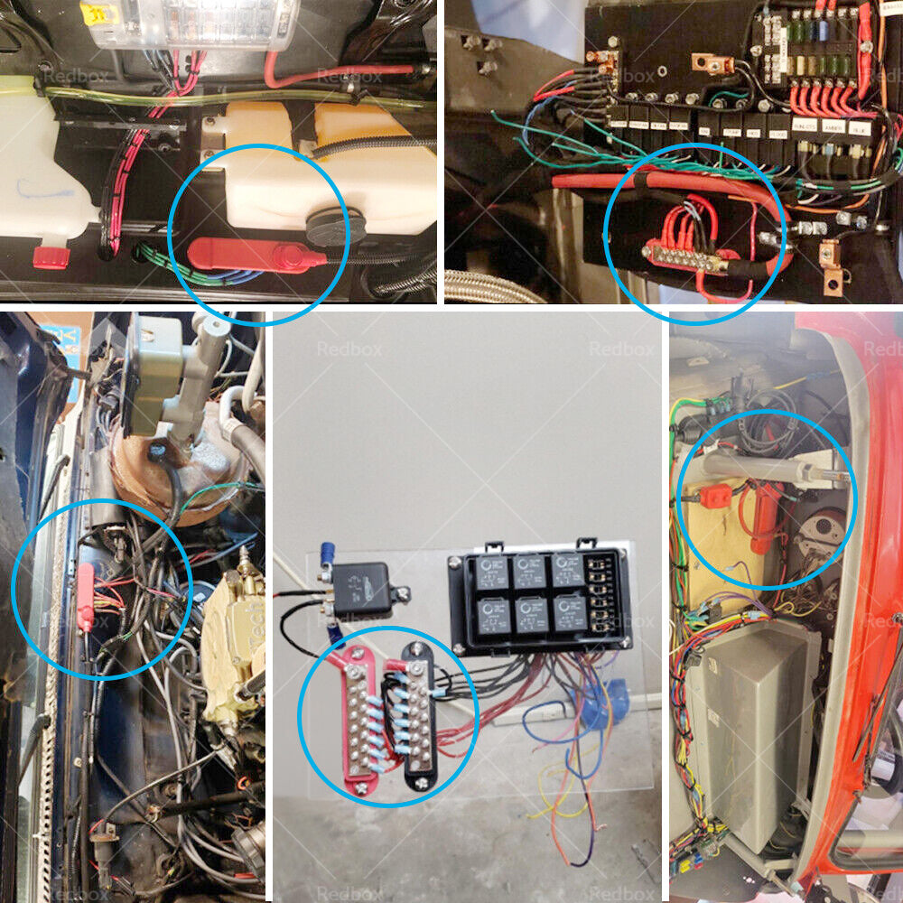 {{ 1 Piece 12 Way Bus Bar Power Distribution Rated Terminal Block For Auto Marine }} - Buy Car Parts Online at {{ Kaka Auto Parts }}.