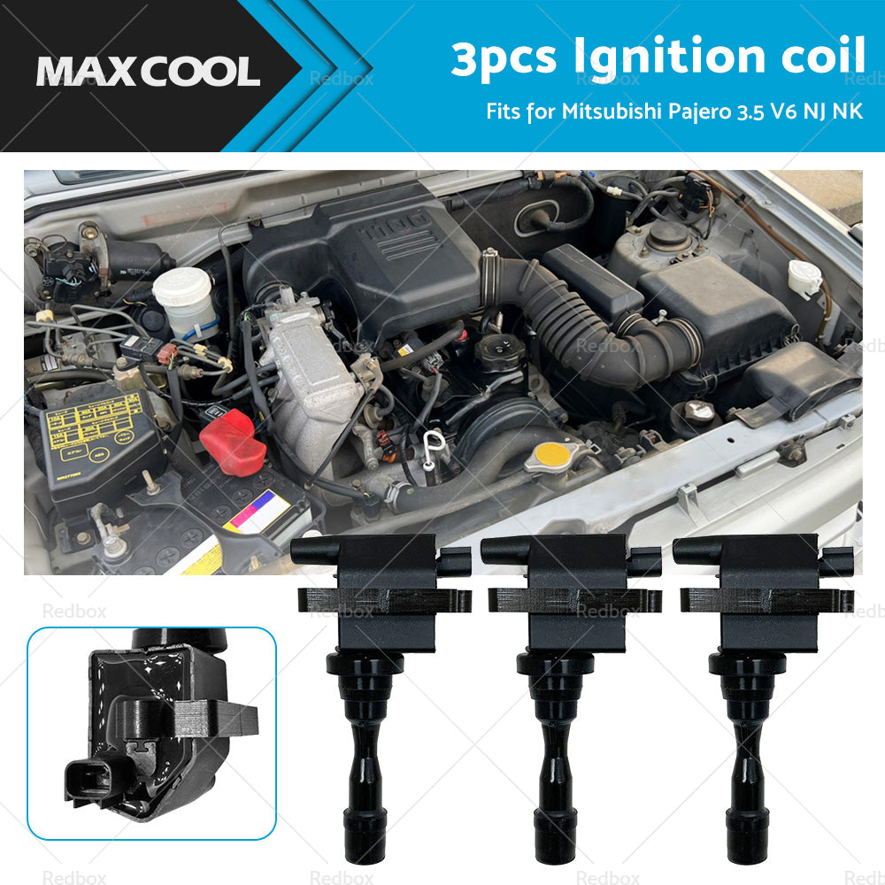 {{ 3PCS MD303922 IGNITION COIL for MITSUBISHI PAJERO NJ NK V6 3. 5L DOHC 1993-1997 }} - Buy Car Parts Online at {{ Kaka Auto Parts }}.