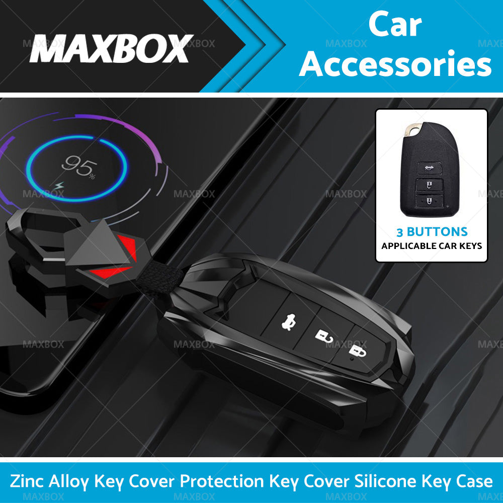 {{ Car Key Cover Silicone Alloy Key Case Protection Suitable for Toyota Vios Yaris }} - Buy Car Parts Online at {{ Kaka Auto Parts }}.