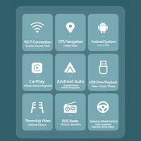 Wireless CarPlay/Android Auto Head Unit Suitable for Triton MQ MR Head Unit with Wireless CarPlay & Android Auto