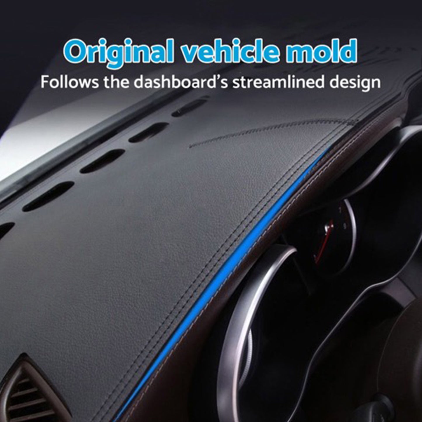 1x Non-Slip Dash Mat Microfiber Leather Suitable For  GWM Tank 500 2024 on