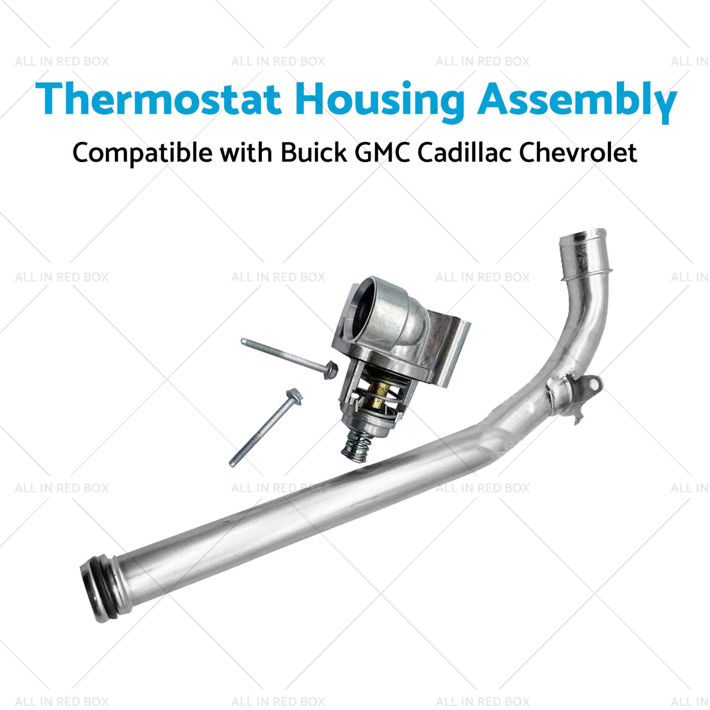 {{ Thermostat Housing Assembly Suitable for Buick GMC Cadillac Chevrolet 12673659 }} - Buy Car Parts Online at {{ Kaka Auto Parts }}.