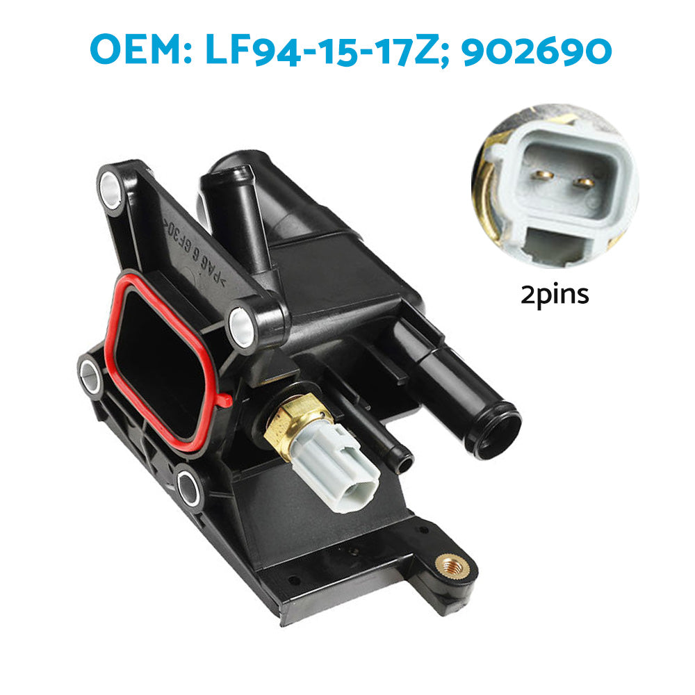 {{ LF941517Z Engine Coolant Thermostat Housing Suitable for Mazda 3 5 6 2006-2013 }} - Buy Car Parts Online at {{ Kaka Auto Parts }}.