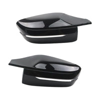 LH+ RH Side Gloss Black Mirror Cover Caps Suitable For BMW G20 G21 G22 G26