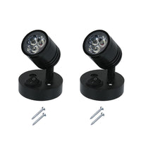 2x 12V LED Interior Spot Reading Light Wall Lamp with Switch Suitable For Caravan Camper