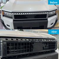 {{ Carbon Fiber Front Center Grille Cover Trim Suitablefor Toyota Prado LC250 2024+ }} - Buy Car Parts Online at {{ Kaka Auto Parts }}.